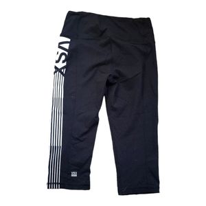 Victoria's Secret VSX Sport Bas Court Knockout Crop Stretch Pants Size S